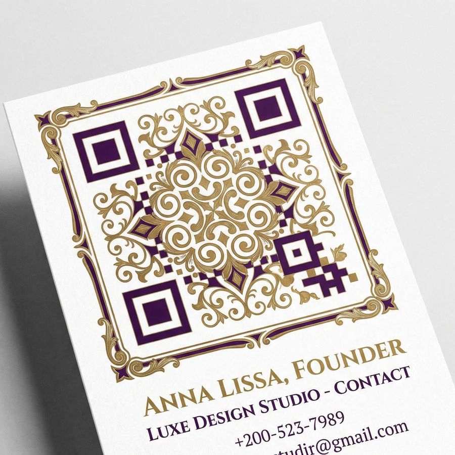 黄色仓库商务二维码